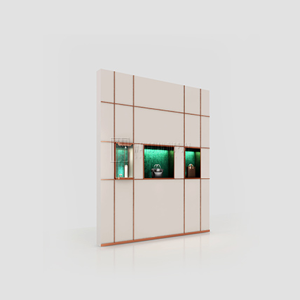 Luxury bag store showcase design