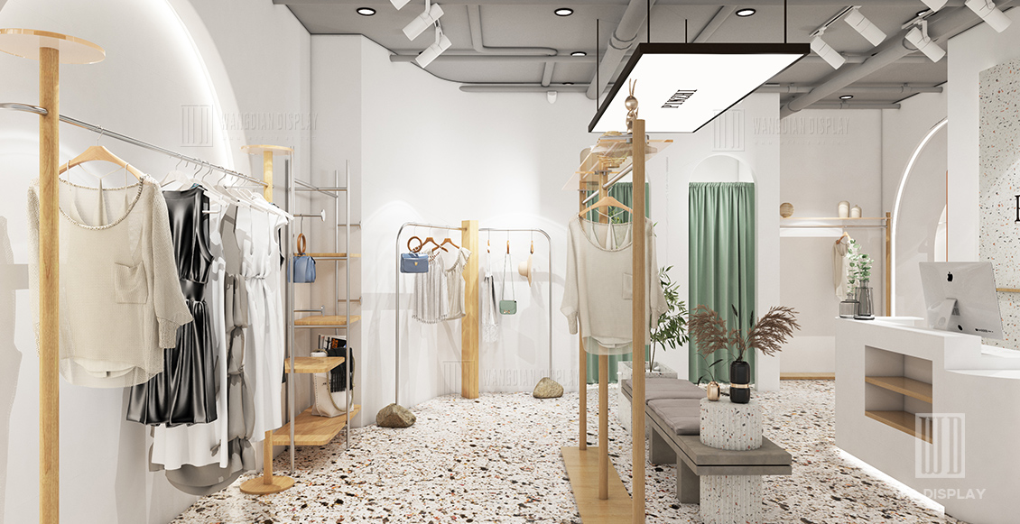 Light luxury style clothing store design-1