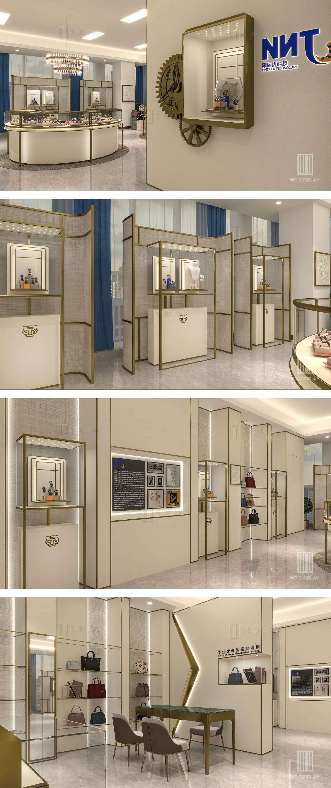 Luxury watch retail store refurbishment design