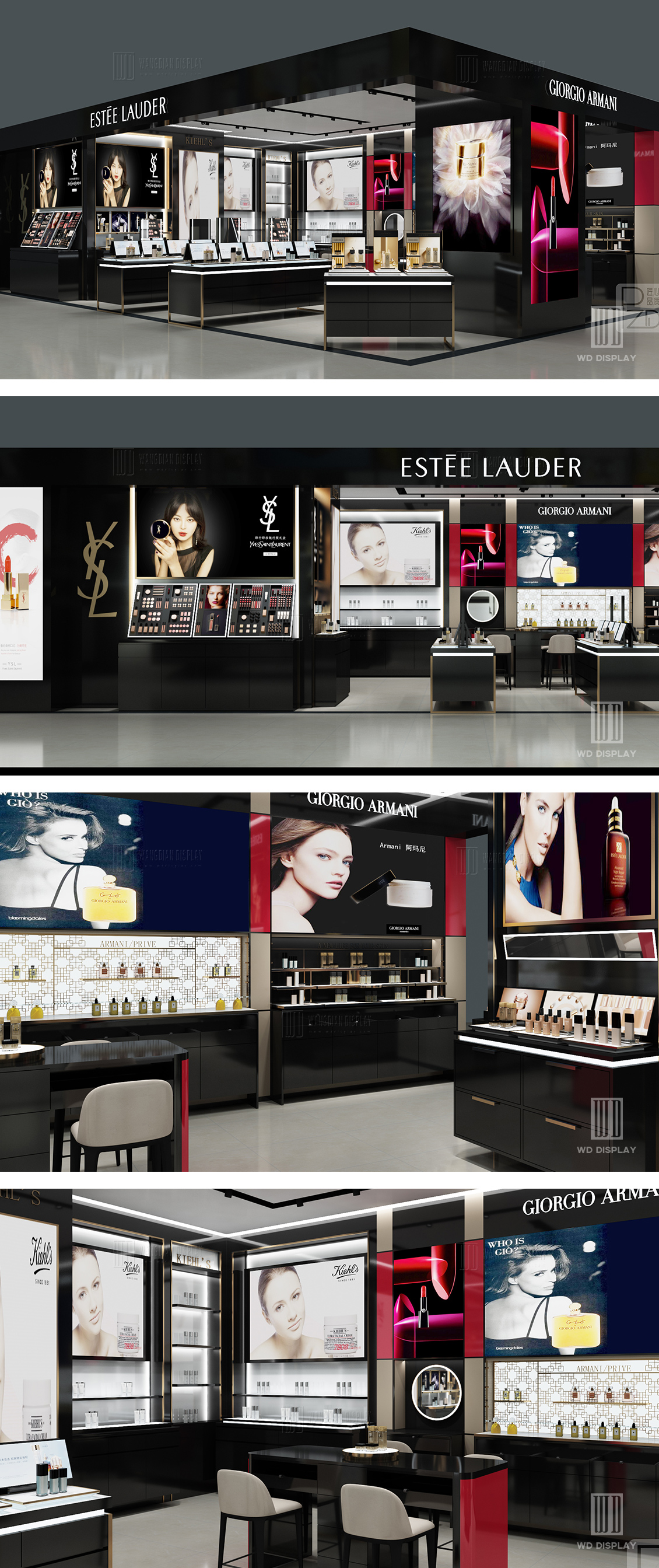Cosmetic shop decoration design