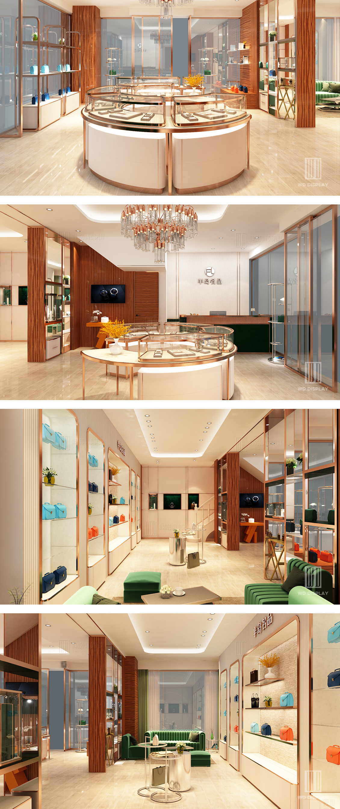 Luxury space design for brand stores