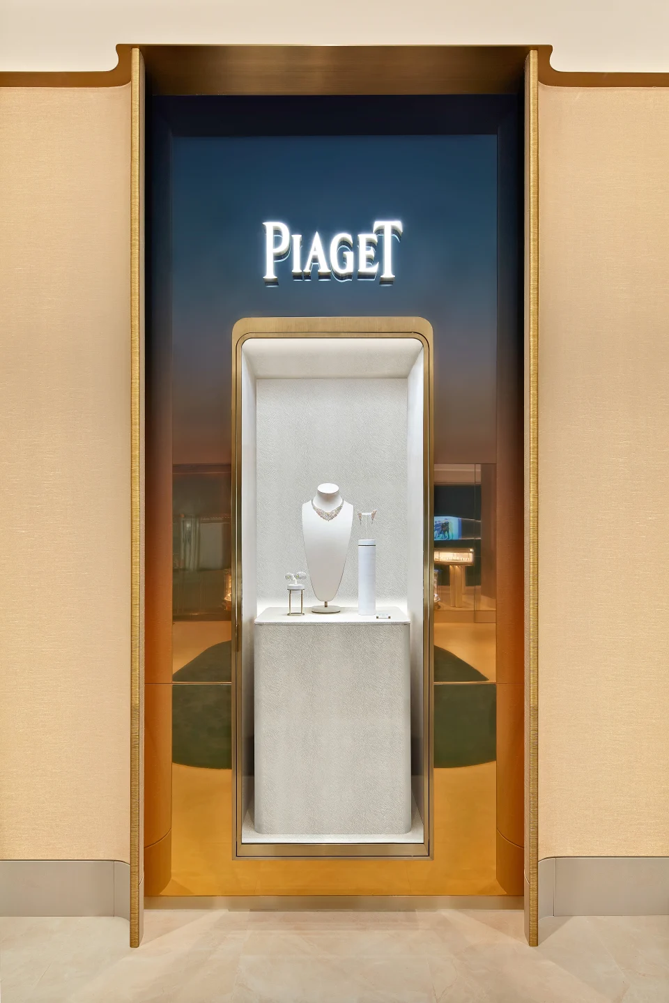 Creative Art Display Wall Cabinet Design