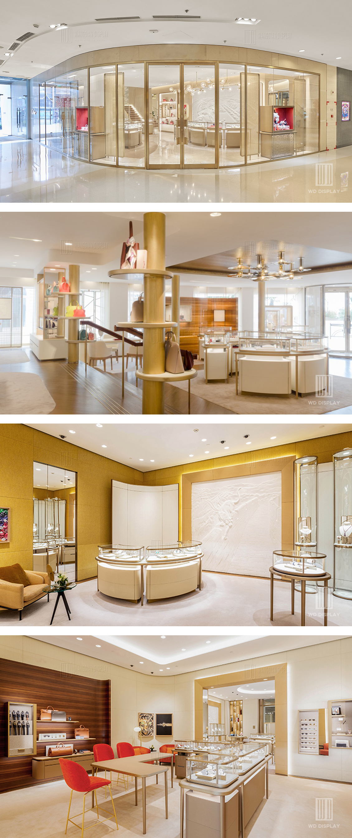Cartier style jewelry store design