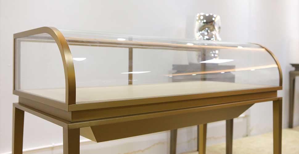 high-end jewelry showcase