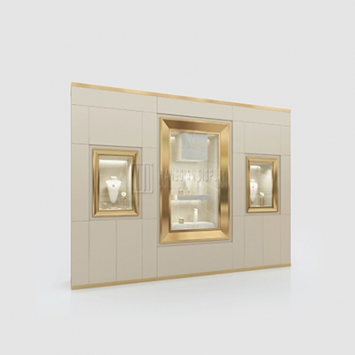 Luxury Jewelry Display Wall Cabinet Manufacturing