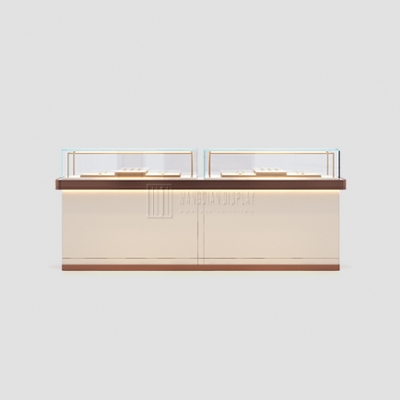 Luxury Modern Jewellery Shop Showcase Custom Retail Wooden New Jewellery Shop Counter
