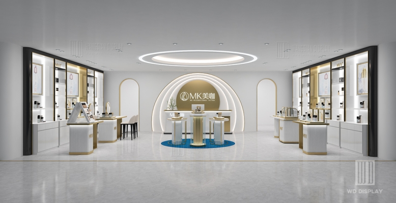 Branded cosmetics makeup store design