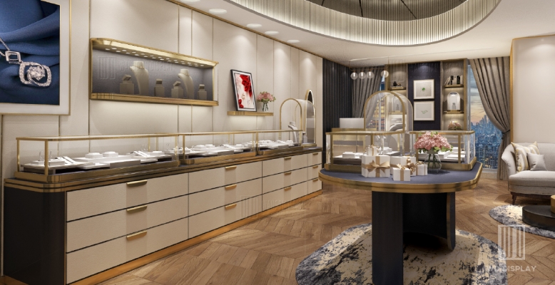 Creative Small Jewelry Retail Holistic Store Design