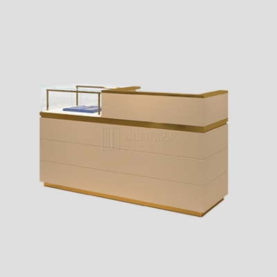 Fancy Jewelry Store Cashier Counter Showcase Design Checkout Counter Cabinet Design