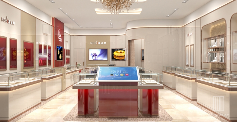 【Thailand】Jeweler chain store upgrade design renovation jewelry store design