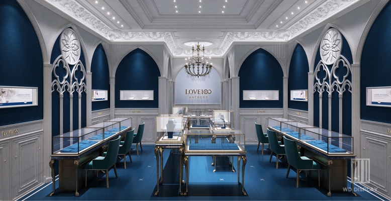 Branded watch chain store upgrade design