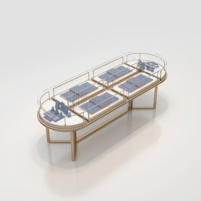 High-end Jewelry Retail Shop Showcase Design Jewellery Display Counter Manufacturer