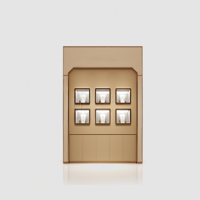 High End Wall Mounted Display Cabinet For Jewellery Store