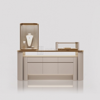 【2025 NEW】High-level Jewelry Display Showcase Jewelry Display Cases for Retail Stores
