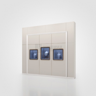 2026 New Jewellery Store Wall Display Showcases With Display Cabinet