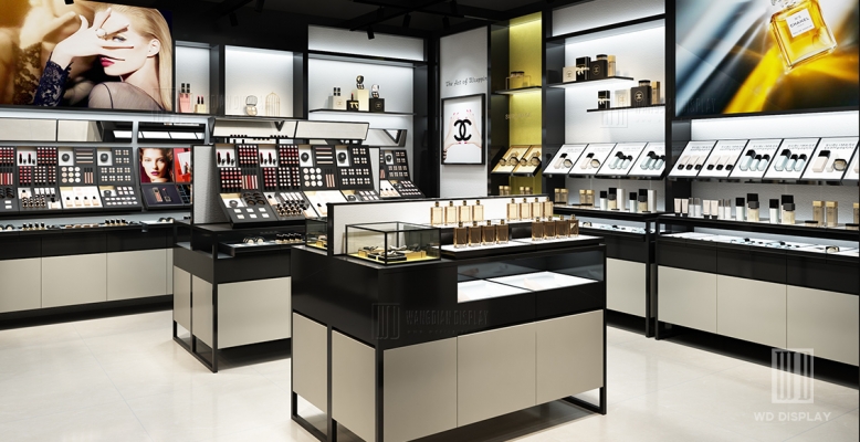store design for small cosmetics shop
