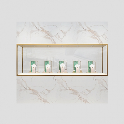 New Wall Mounted Jewelry Showcase Wall Display Cabinet For Retail Jewelry Store