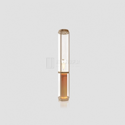 2025 New Round Jewelry Display Column Custom Glass Jewelry Display Tower