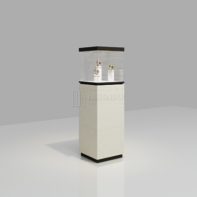 high end watch showcase display pedestal design