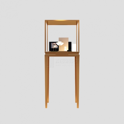 Free Floor Standing Jewelry Vitrine Custom Glass Display Cabinet Jewelry Showcase With Led