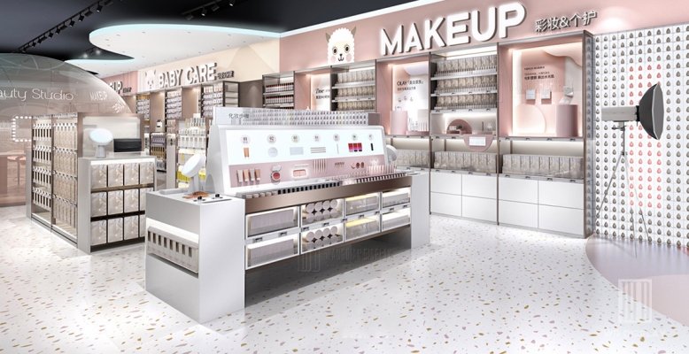 New concept cosmetic integrated retail store design