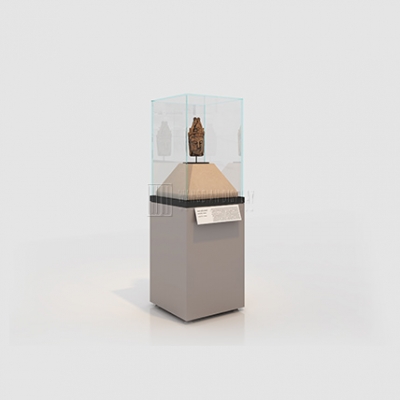 Newly designed hydraulic lift museum showcase