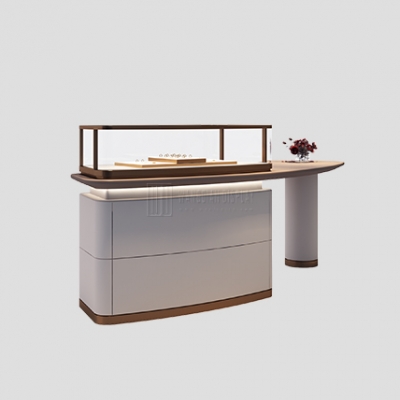 New high-end jewelry store negotiation table jewelry display cabinet
