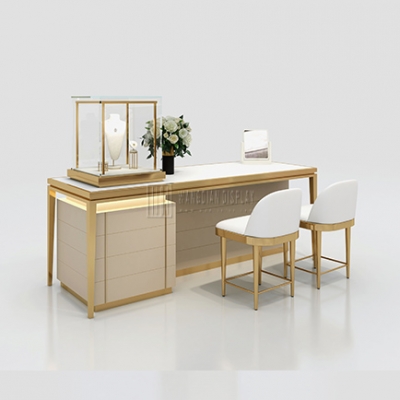High-end jewelry showcase combination cabinet design
