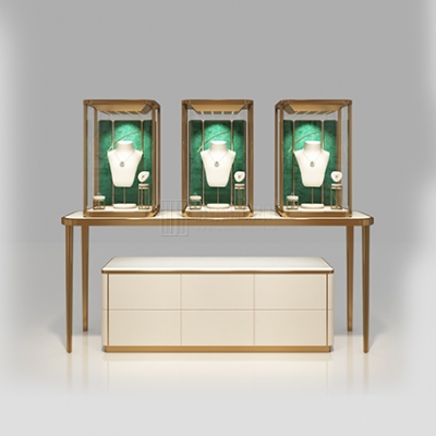 high-end glass window display cabinet