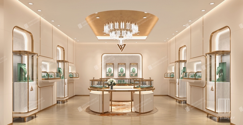 【Saudi Arabia】Jewelry store brand image design luxury jewelry shop design ideas