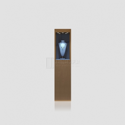 Custom Free Standing Tempered Glass Jewellery Display Showcase For Sale