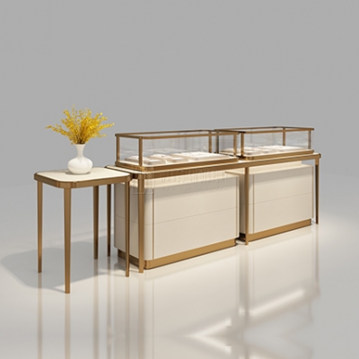 New high-quality jewelry store showcase