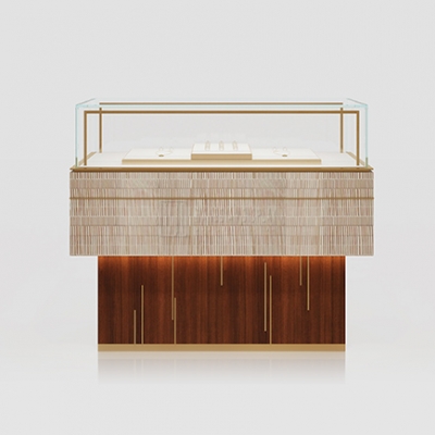 2025 Latest Design Jewelry Showcase Luxury Jewelry Store Vitrine Manufacturer