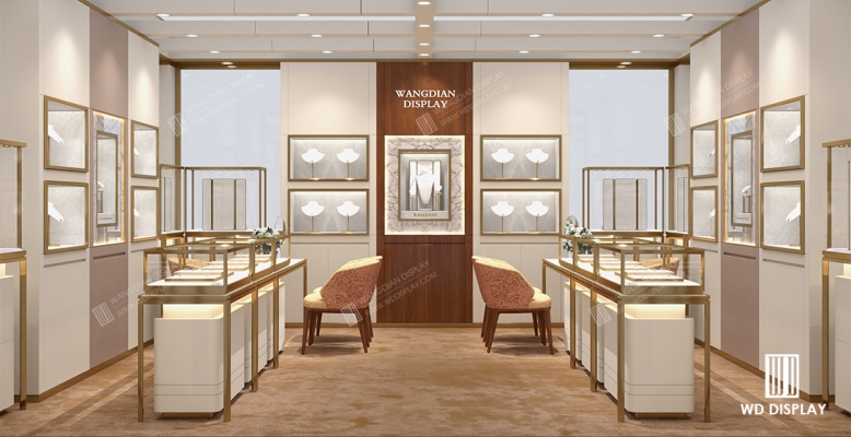 【2026】Modern High-End Jewelry Booth & Showcases Design for Jewelry Exhibition