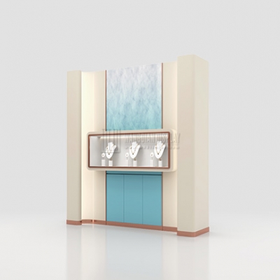 2026 Creative Design Jewelry Display Wall Showcase With Hanging Display Cabinet