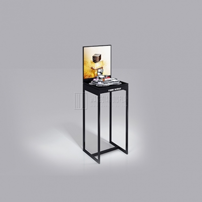 Elegant cosmetics display floor stand makeup showcase