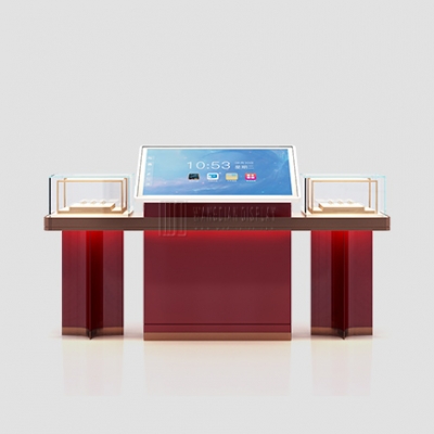 2025 High-end jewelry display cabinet customization smart jewelry display showcase for sale