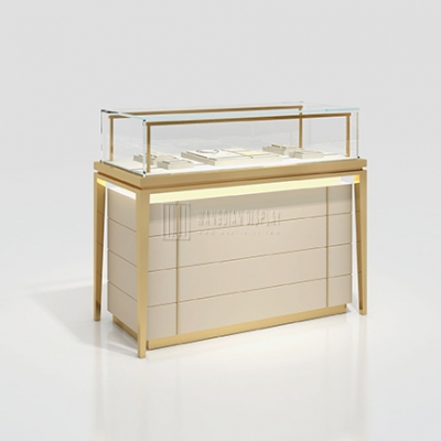 Modern Jewelry Showcase Counter Design Hidden LED