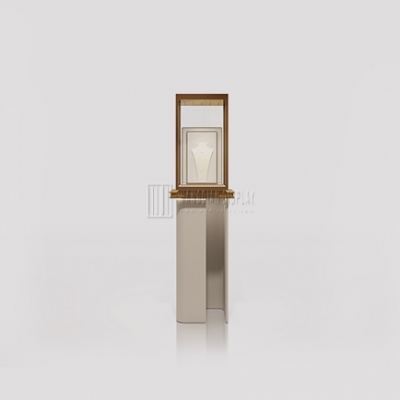 Free Standing Jewelry Display Showcase Boutique Jewellery Display Tower Manufacturer