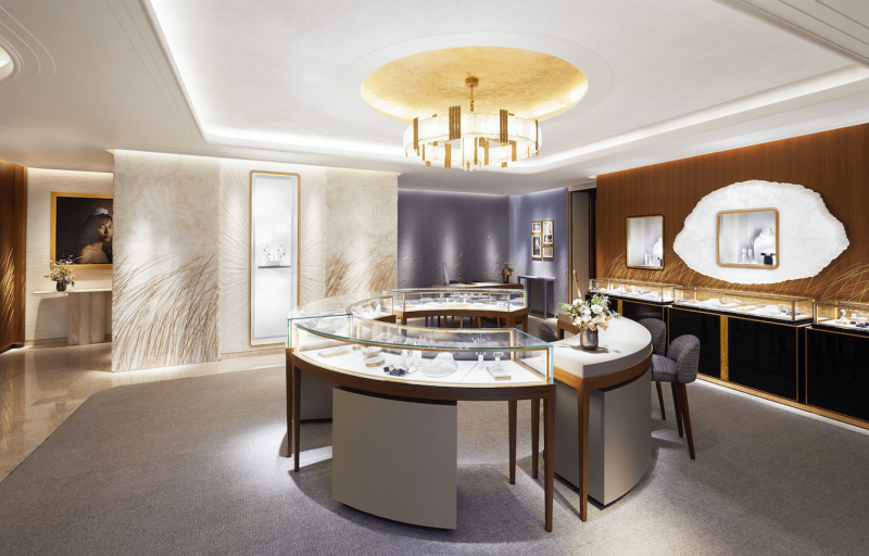 High -end jewelry shop lighting design