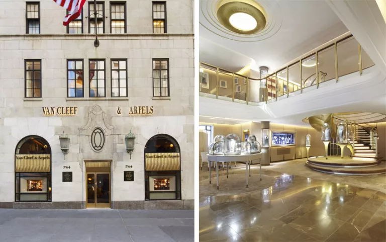 high-end jewelry shop