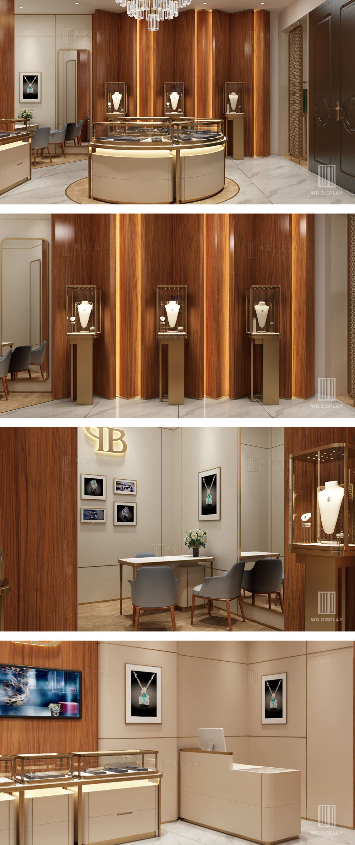 [2024 New] Armenian brand jewelry store showcase project (1)