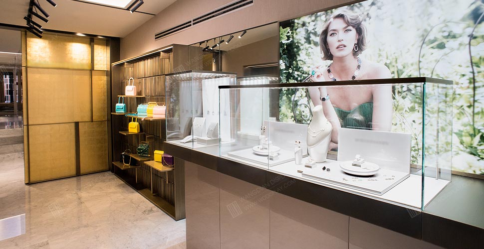 luxury jewelry showcase