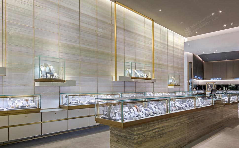 luxury jewelry showcase