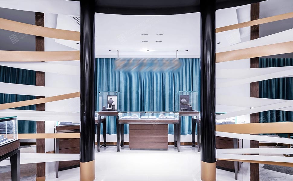 luxury jewelry display cabinet